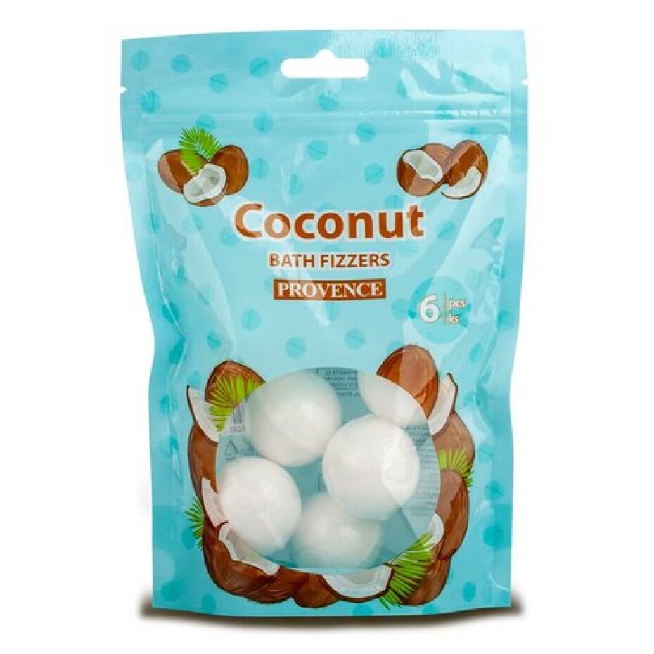 Provence Šumivá bomba do koupele Kokos, 6 ks - main (0)