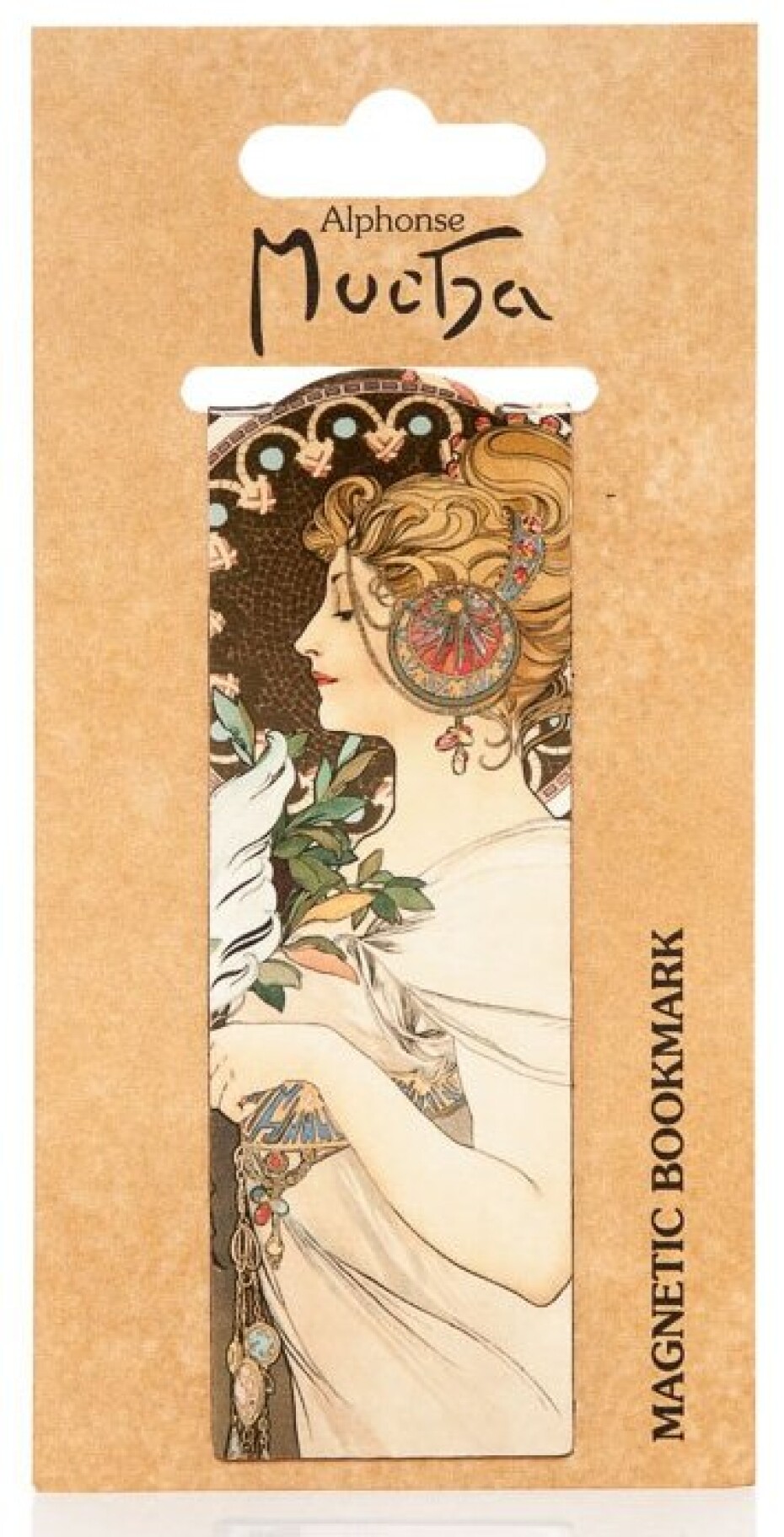 Magnetická záložka Alfons Mucha – Feather - main (0)