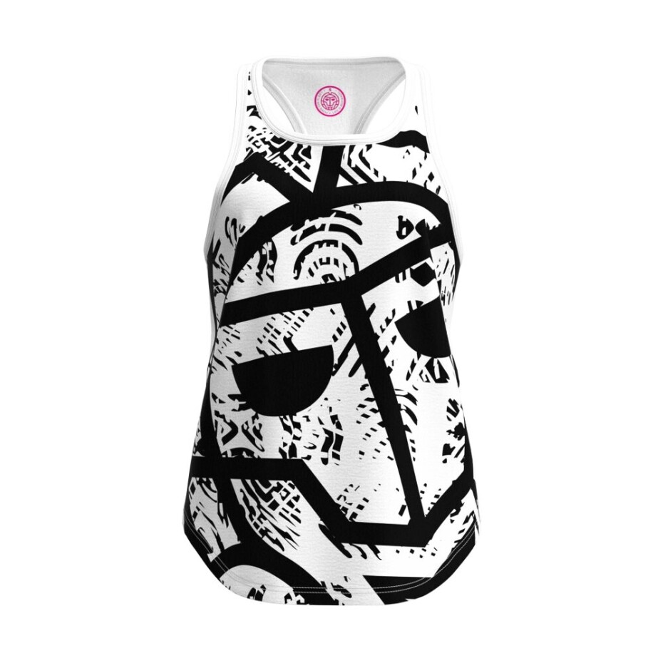 Dámské tílko BIDI BADU  Melbourne Chill Tank White/Black S - main (0)