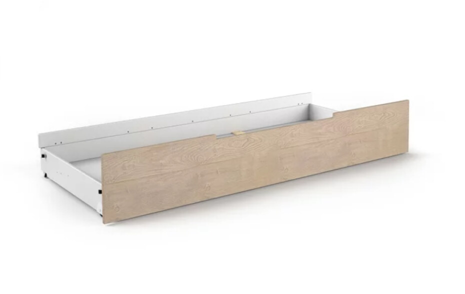 Dolmar Dětská postel s přistýlkou ​​ALAN 01/02 | 90 x 200 cm Barva: bílá/hnědá, Provedení: Dětská postel Alan 01/02 s úložným prostorem - main (12)