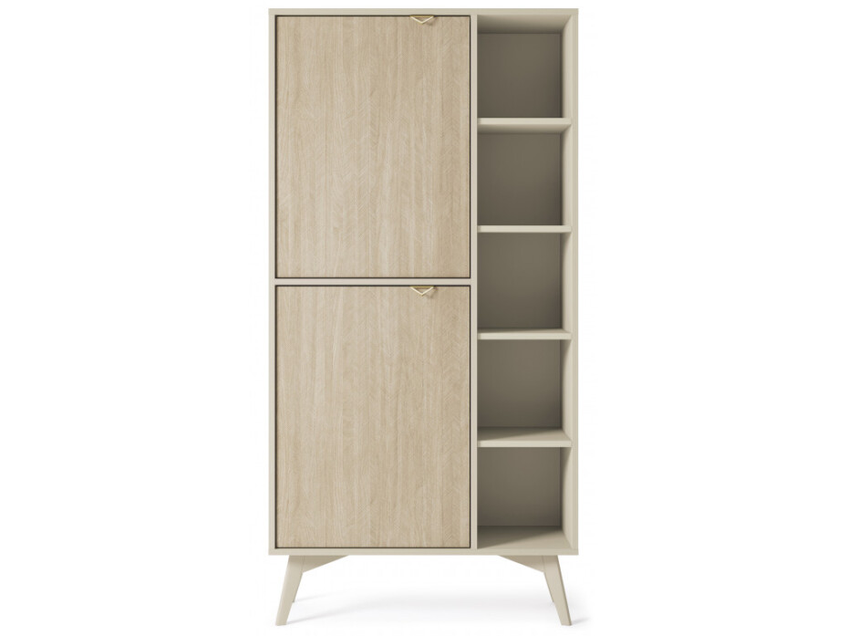 ArtPS Obývací stěna TIMBER | béžová - main (1)