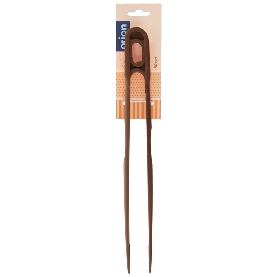 Pinzeta-obracečka silikon 30 cm HNĚDÁ  - main (1)