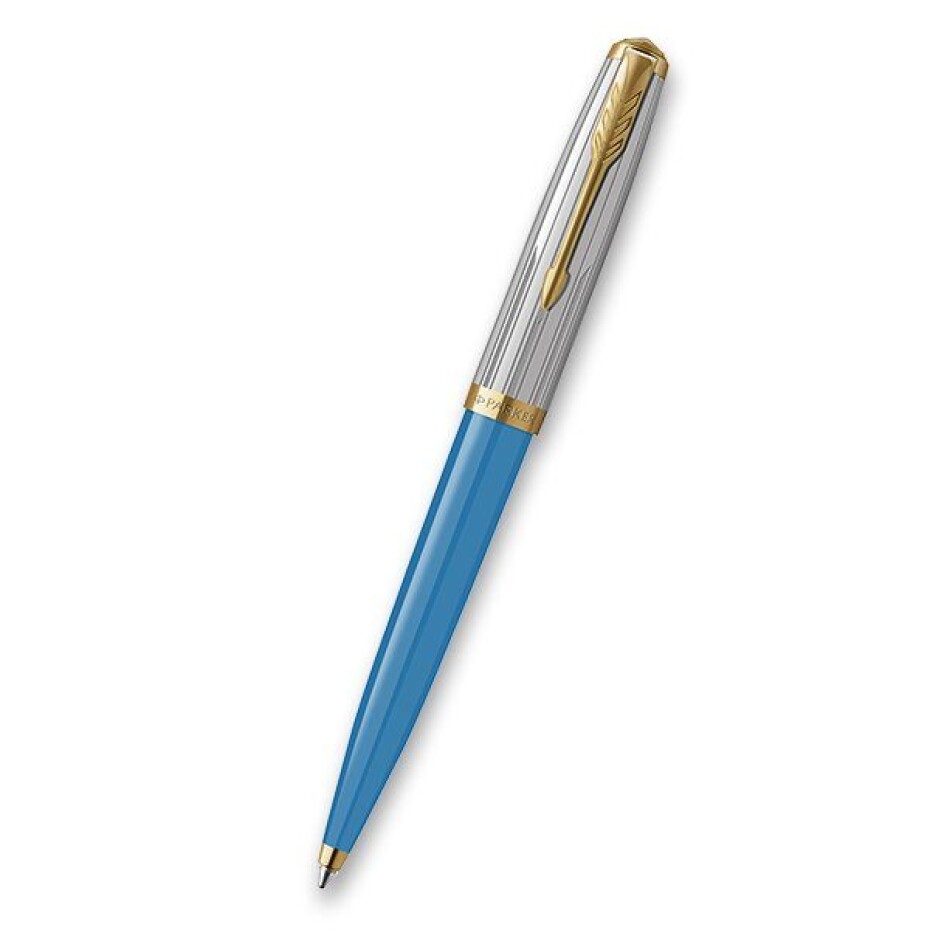 Kuličkové pero Parker 51 Premium Turquoise GT 1502/6269080 - main (0)