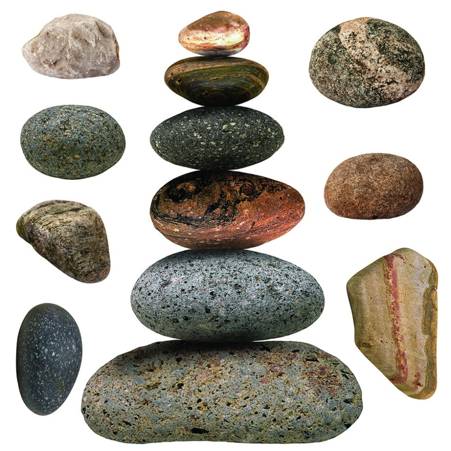 Samolepicí dekorace Stones, 30 x 30 cm - main (0)