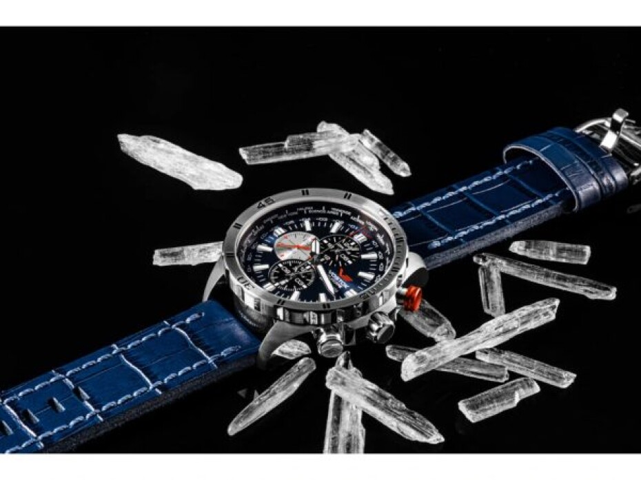 Vostok Europe Almaz Multifunctional Line YM26-320A652S - Černý silikonový řemínek - main (3)