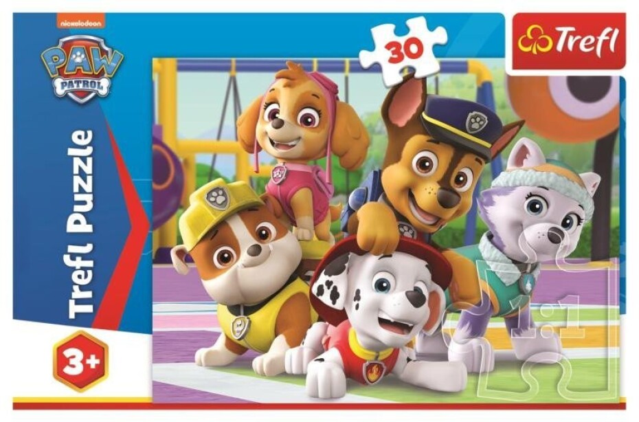 Puzzle Tlapková patrola - Vždy včas 30 dílků - main (0)