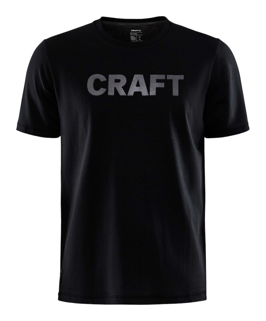 Pánské tričko Craft Core SS Black M - main (1)