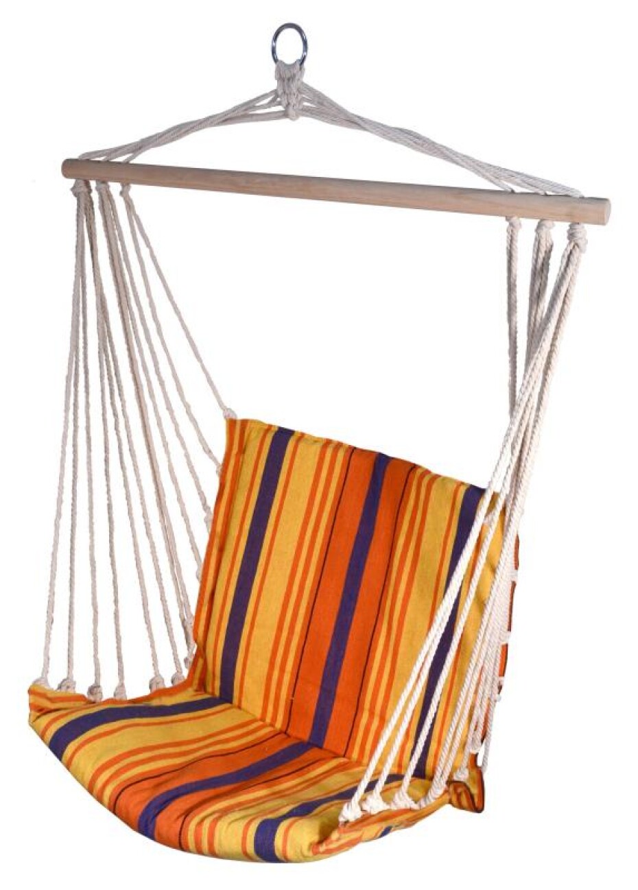 Cattara Houpací síť k sezení 95x50cm červeno-oranžová - main (0)