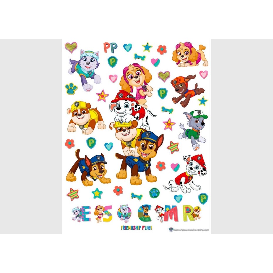 Samolepící dekorace Paw Patrol Friendship Fun, 65 x 85 cm - main (0)