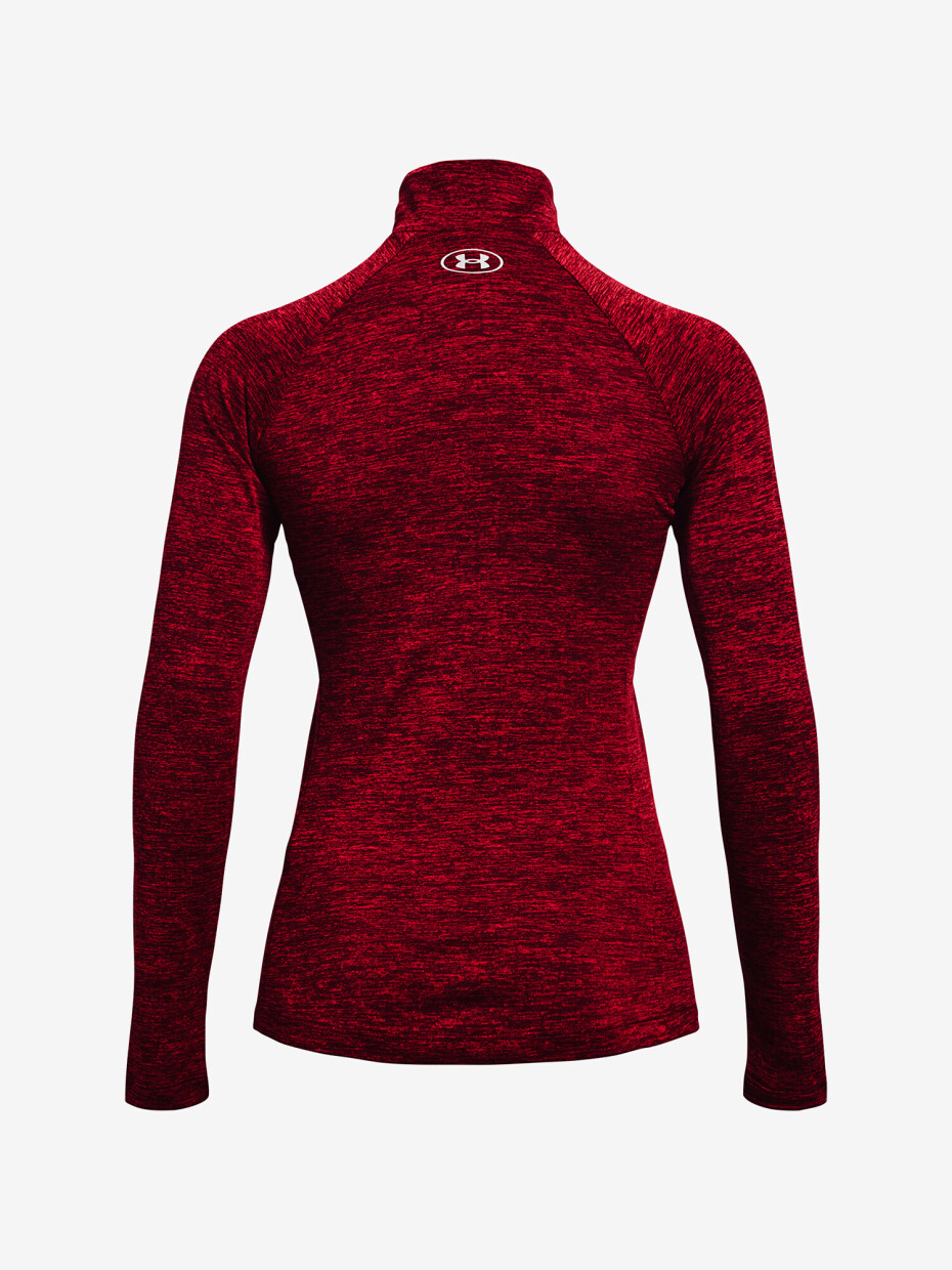 Under Armour Tech Twist LS Chestnut Red/Metallic Silver - main (3)