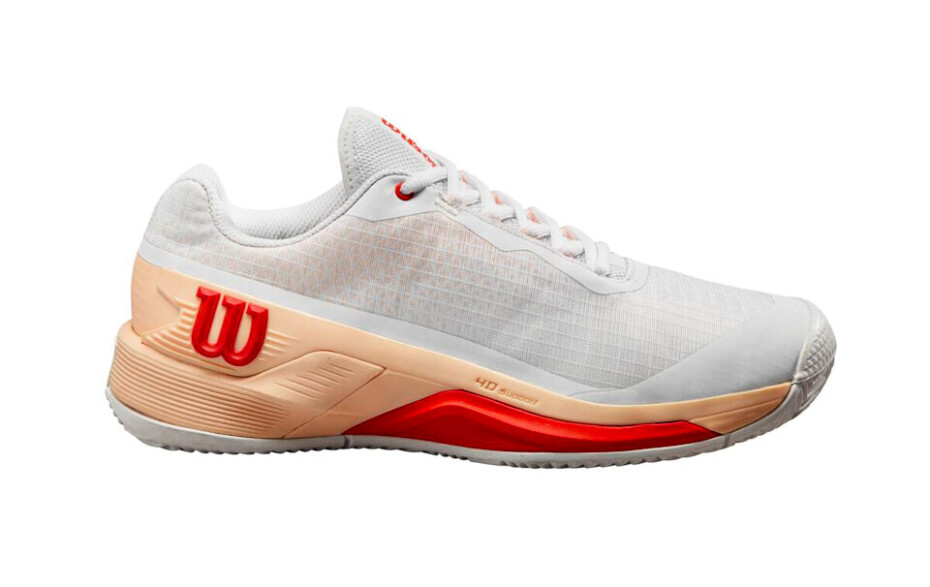 Dámská tenisová obuv Wilson Rush Pro 4.0 W Clay White/Peach Parfait  EUR 41 1/3 - main (0)