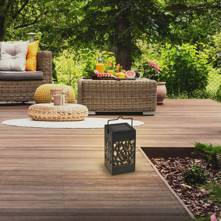 Rabalux 8948 Mora Solární LED závěsné svítidlo, černá - main (1)