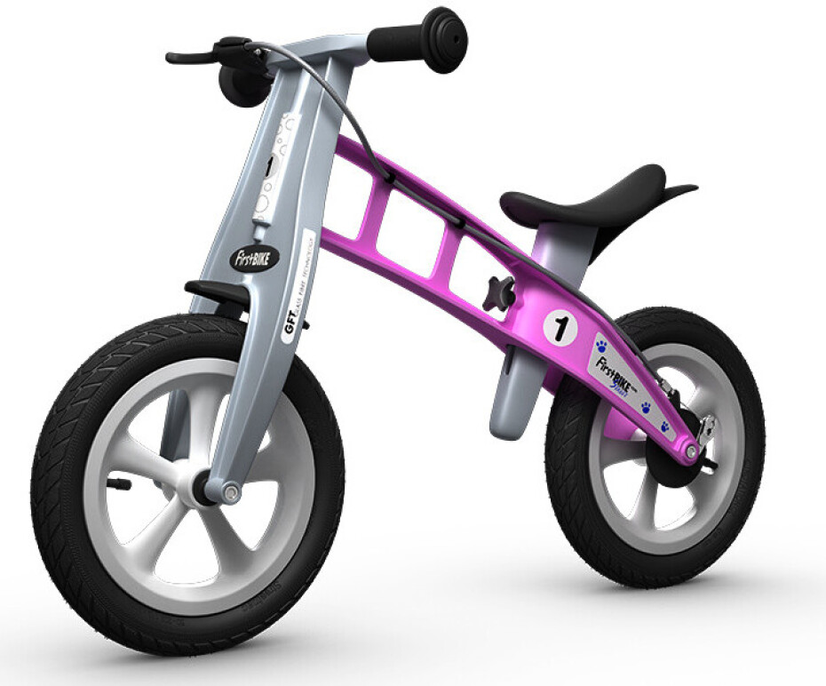 Dětské odrážedlo FirstBike  Street Pink - main (6)