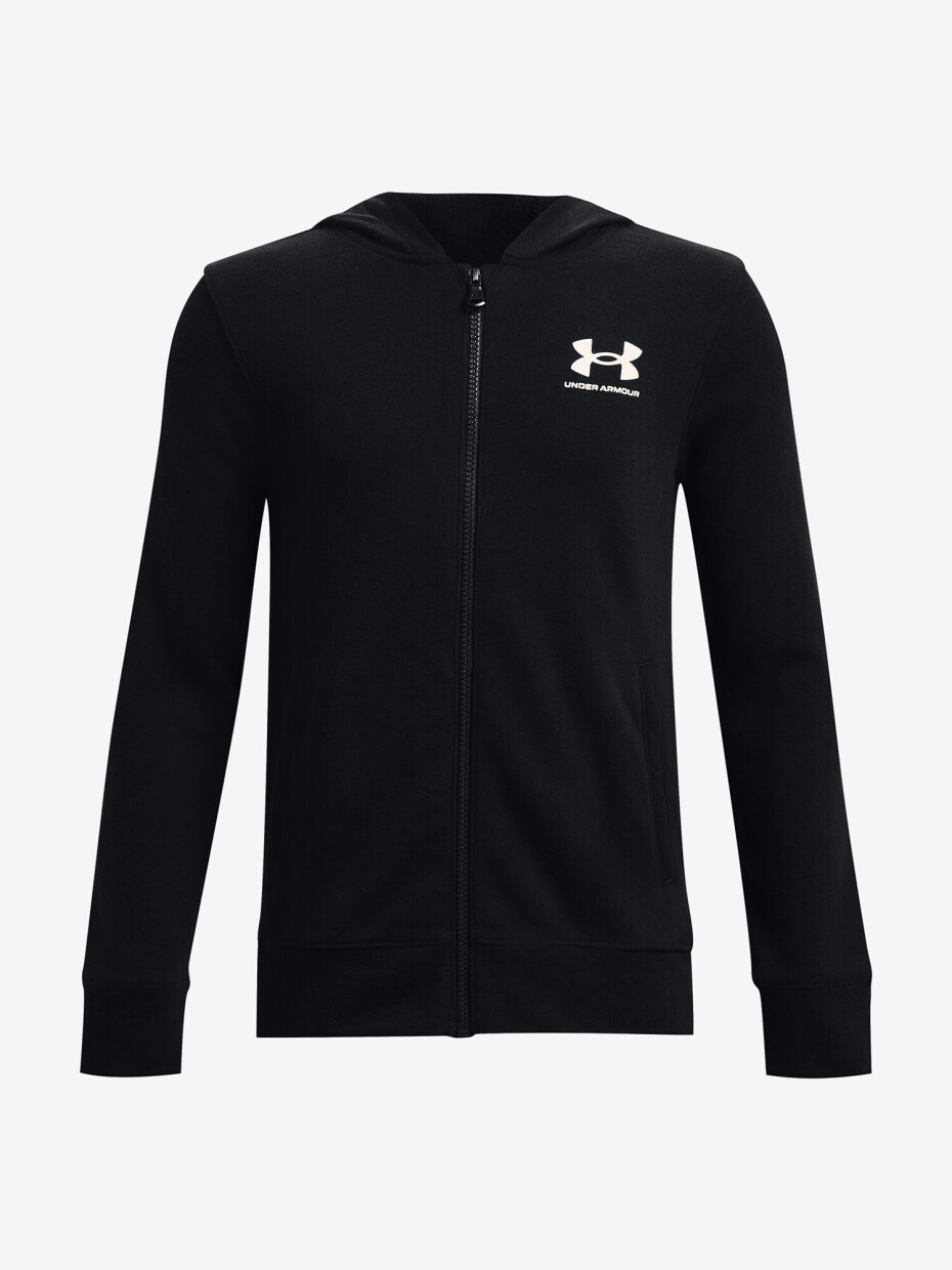 Under Armour Rival Cotton Fz Dětská mikina 1357613 Black YL - main (0)