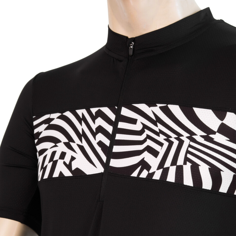 Pánský cyklistický dres Sensor  Cyklo Miles Black L - main (2)