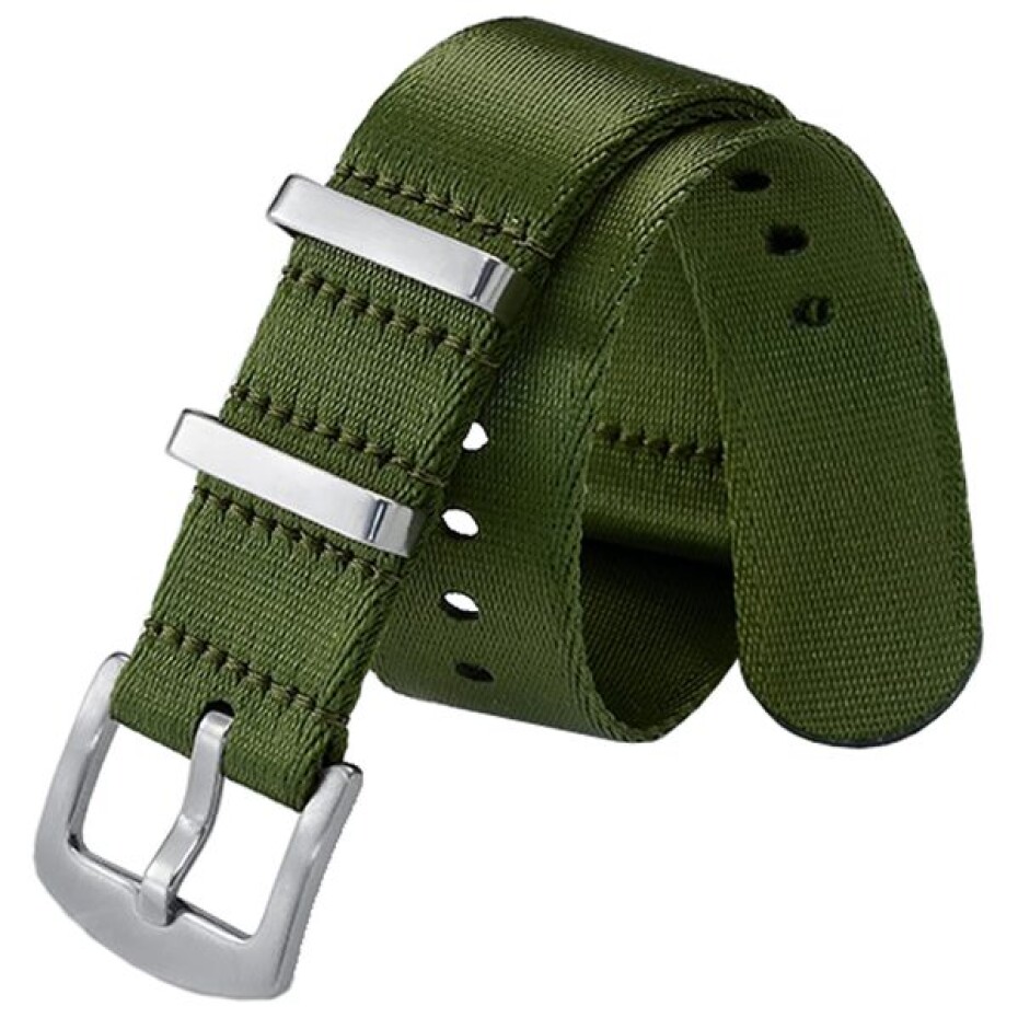 Řemínek NATO Sports army zelená 22 mm - 22 mm - main (1)