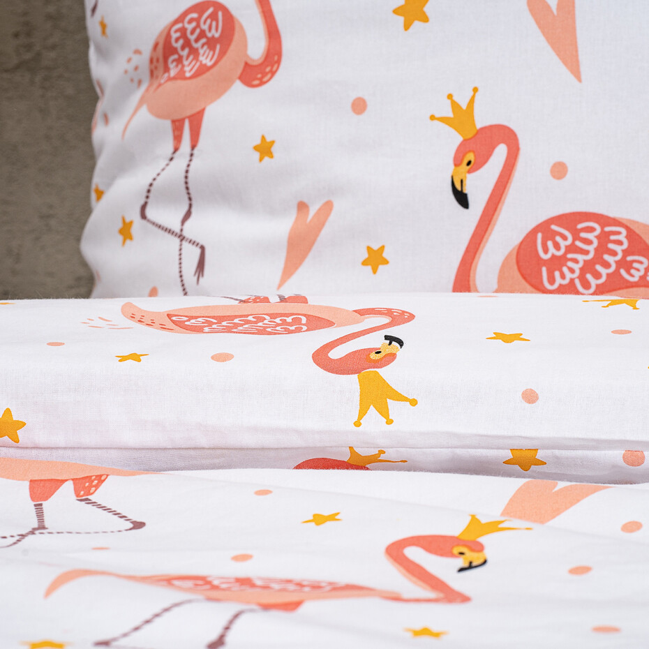 4Home Dětské bavlněné povlečení Flamingo, 140 x 200 cm, 70 x 90 cm - main (5)