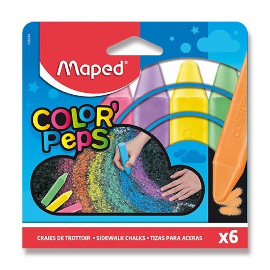 Maped - Křídy Color´Peps 6 barev - main (0)