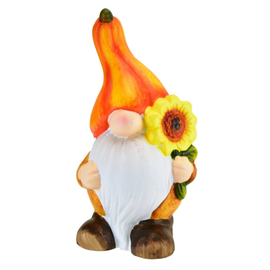 Keramický Skřítek se slunečnicí, 7,5 x 17 x 7,5 cm - main (0)