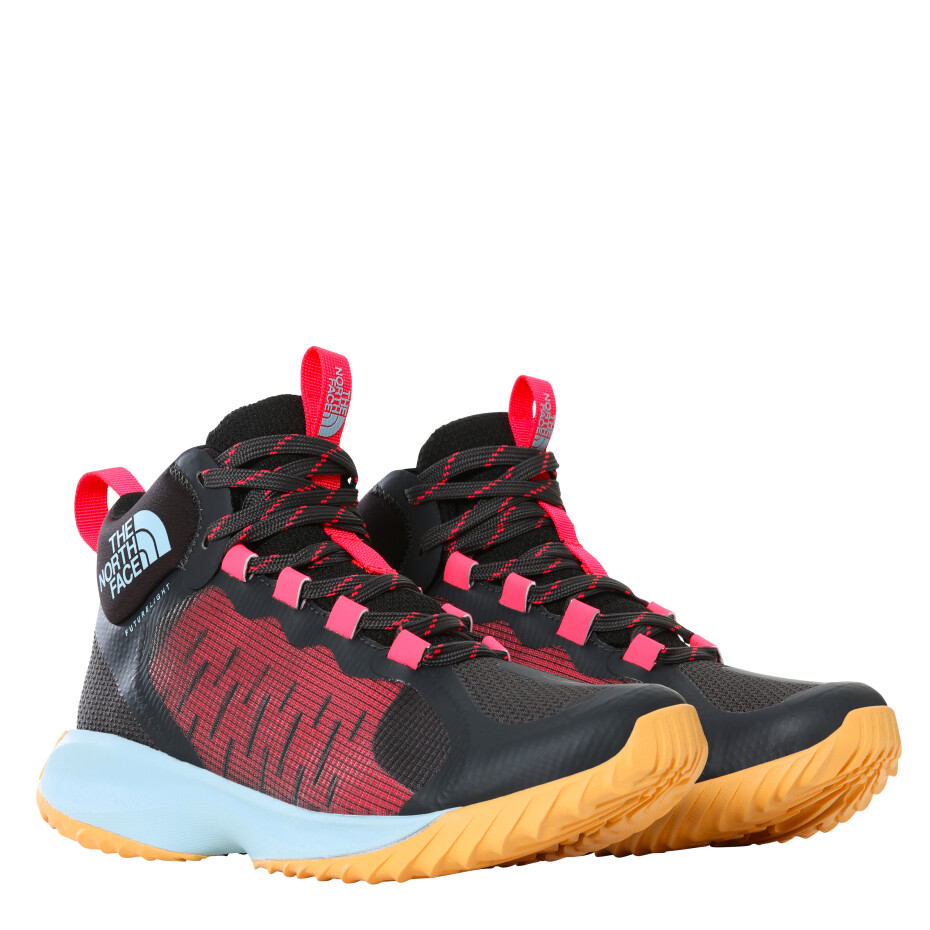Dámská outdoorová obuv The North Face  Wayroute Mid Futurelight Asphalt Grey Brilliant Coral  US 9 - main (1)
