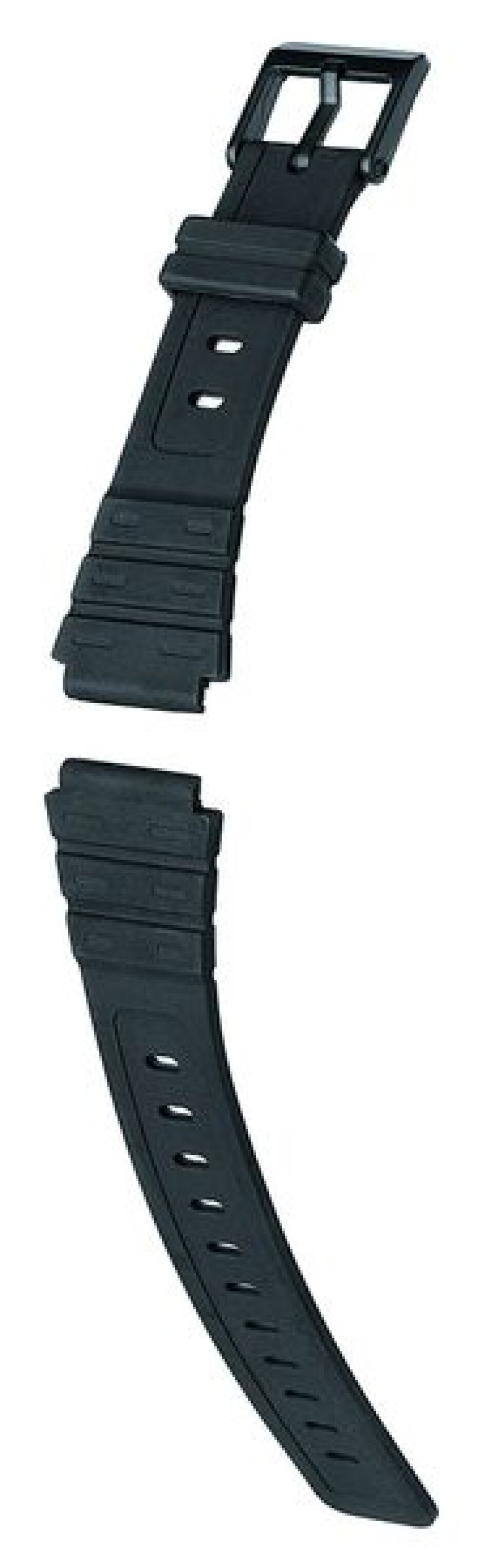 Řemínek Hirsch Inline (NO QR) - černý - 18 mm - L – Standardní délka (doporučujeme) - 16 mm - Černá - main (0)