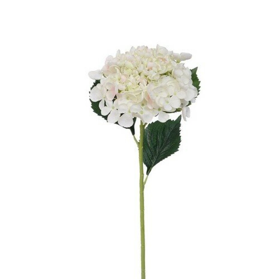 Umělá hortenzie, v. 52 cm, bílá - main (0)