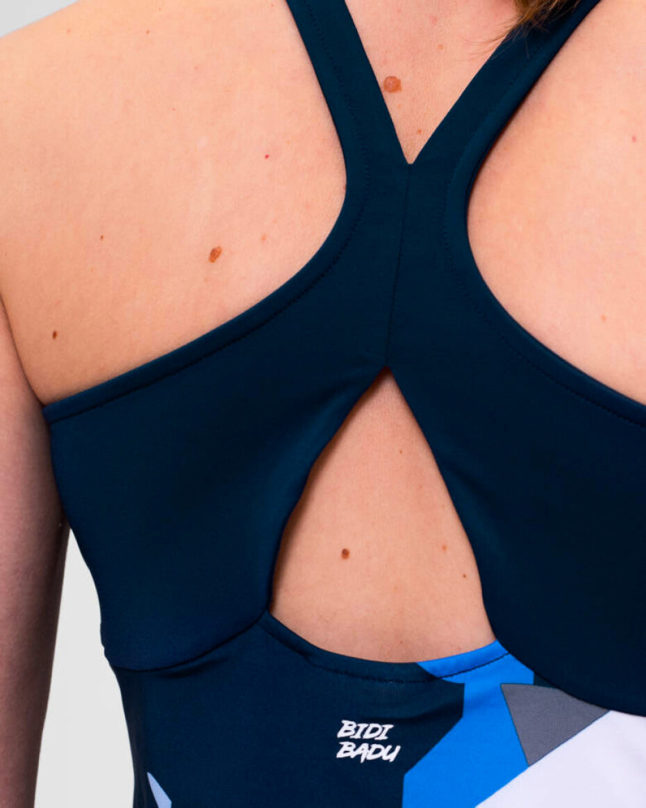 Dámské tílko BIDI BADU  New York 2024 Tank Dark Blue/Red - main (5)