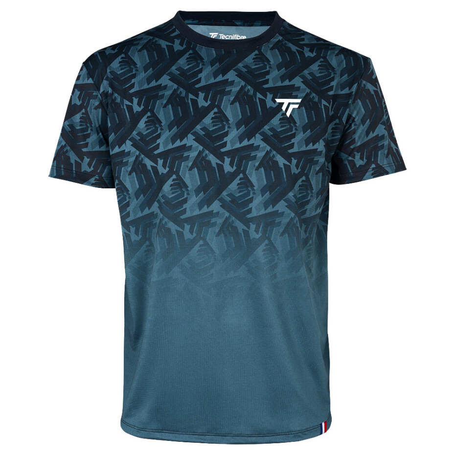Pánské tričko Tecnifibre  X-Loop Tee Teal XXL - main (0)