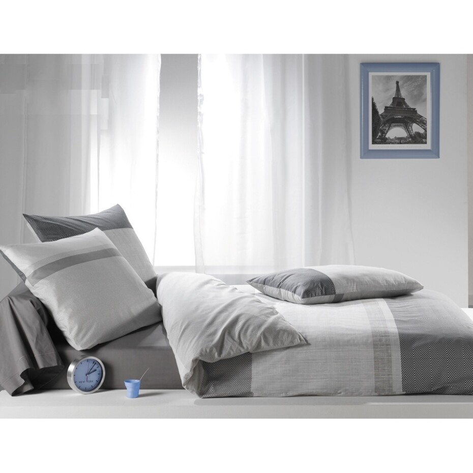 BedTex Bavlněné povlečení Spencer šedá, 140 x 200 cm, 70 x 90 cm - main (1)