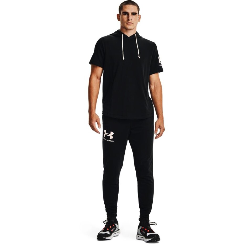 Under Armour pánské tepláky Rival Terry jogger 1361642 černá 001 - main (3)