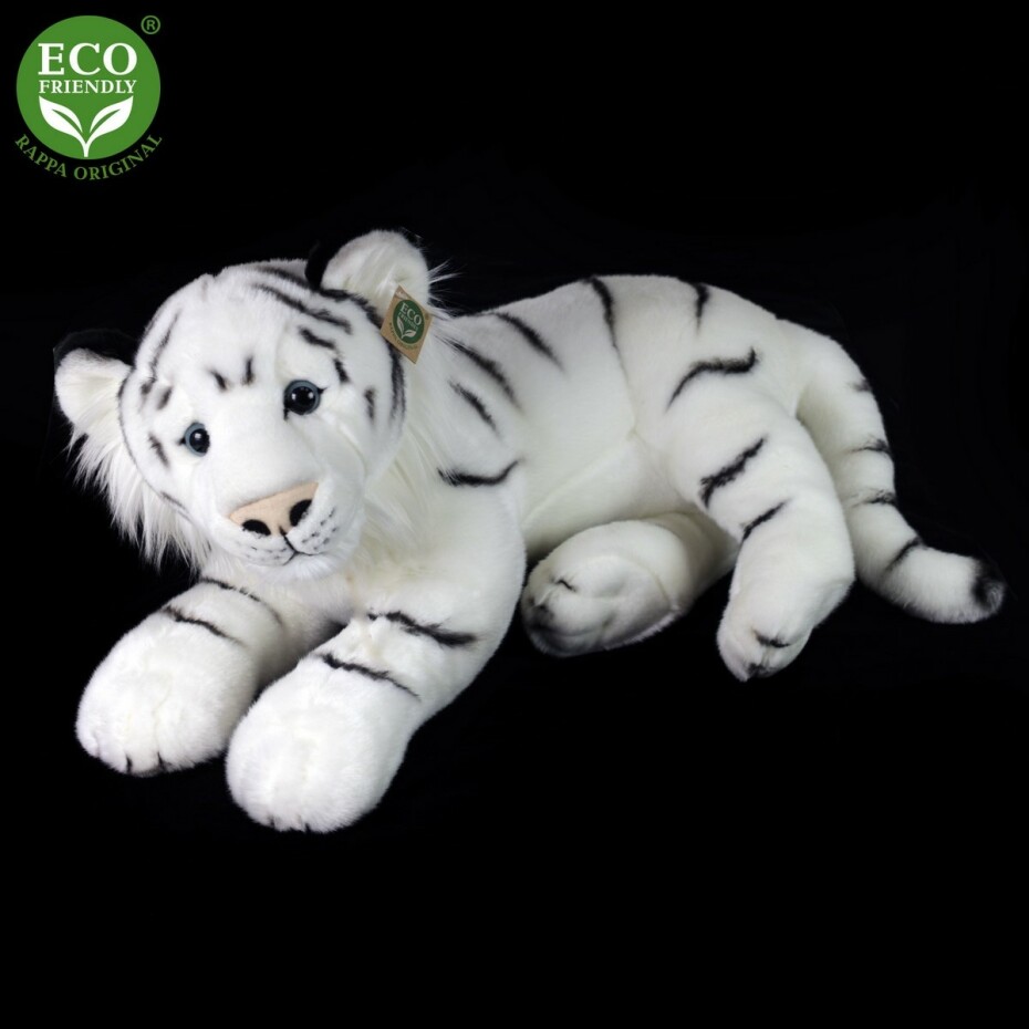 Rappa Plyšový tygr bílý, 60 cm ECO-FRIENDLY - main (3)