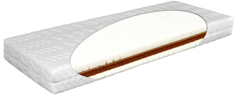 Matratex Matrace Latex comfort physio Rozměr: 80 x 200 cm, Tvrdost: Tvrdost T4 - main (0)