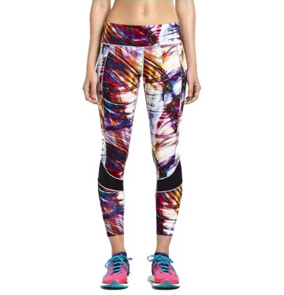 Dámské legíny Saucony  Finishing Kick Crop Multi Print L - main (2)