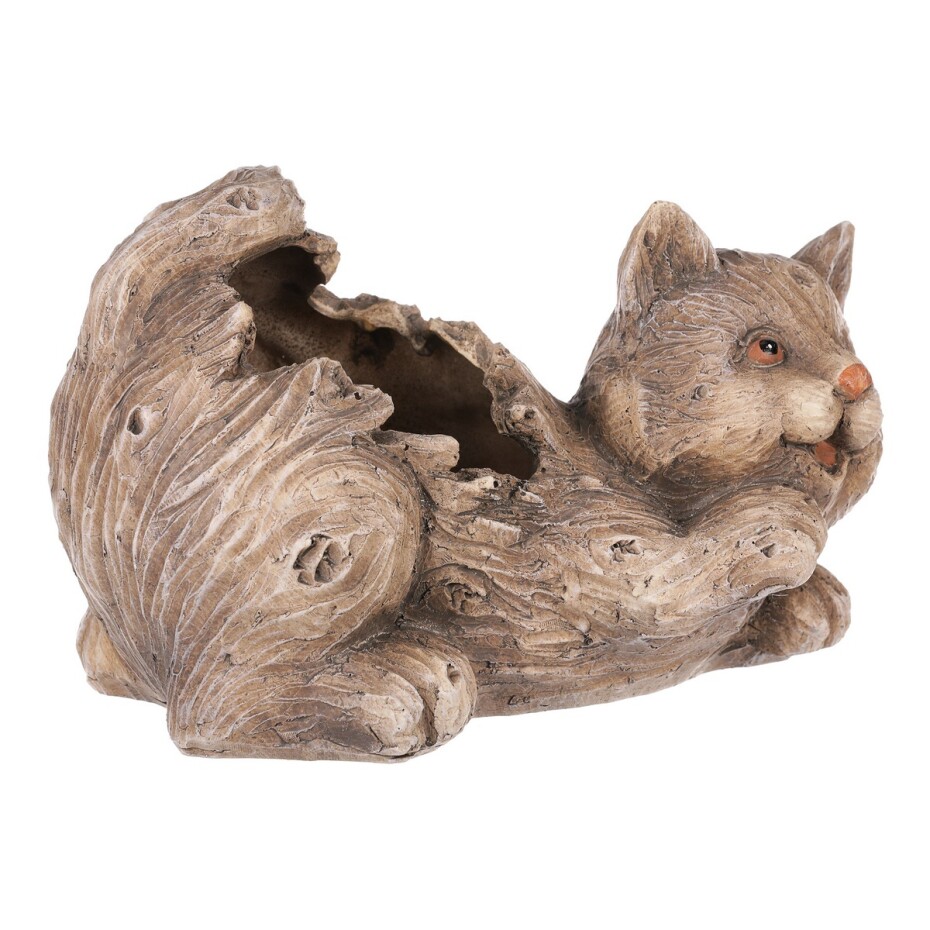 Obal na květiny Kočka, 21 x 12 x 13 cm, polyresin - main (5)