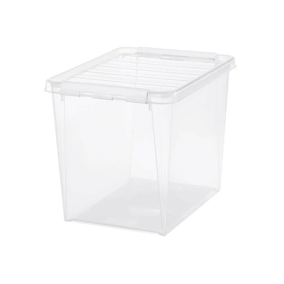 SmartStore Úložný box s bílými klipy Classic, 25 l, 25 l - main (0)