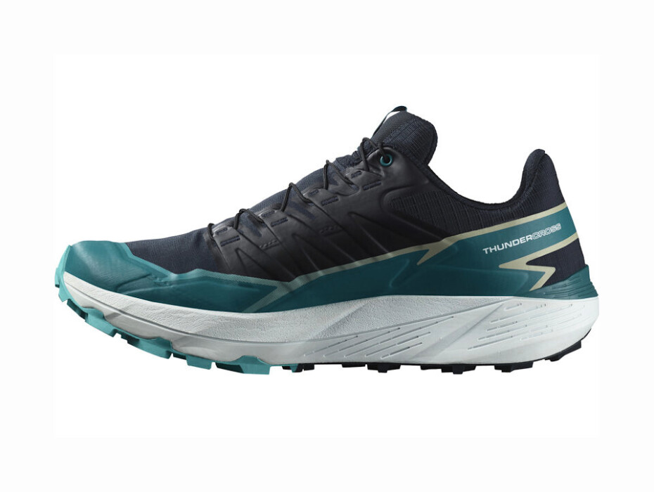 Pánská běžecká obuv Salomon  THUNDERCROSS Carbon/TahitianTide/Peacock Blue  UK 8,5 - main (7)