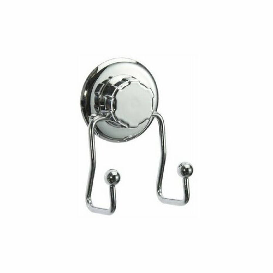 Dvojitý háček do koupelny bez vrtání Compactor - Bestlock systém, nosnost až 6 kg - main (0)
