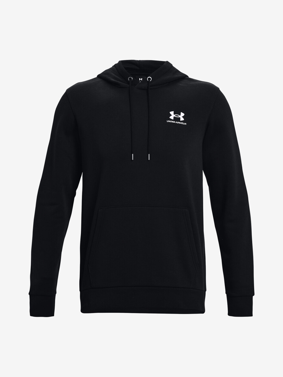 Pánská mikina Under Armour  Essential Fleece Hoodie-BLK XXL - main (4)
