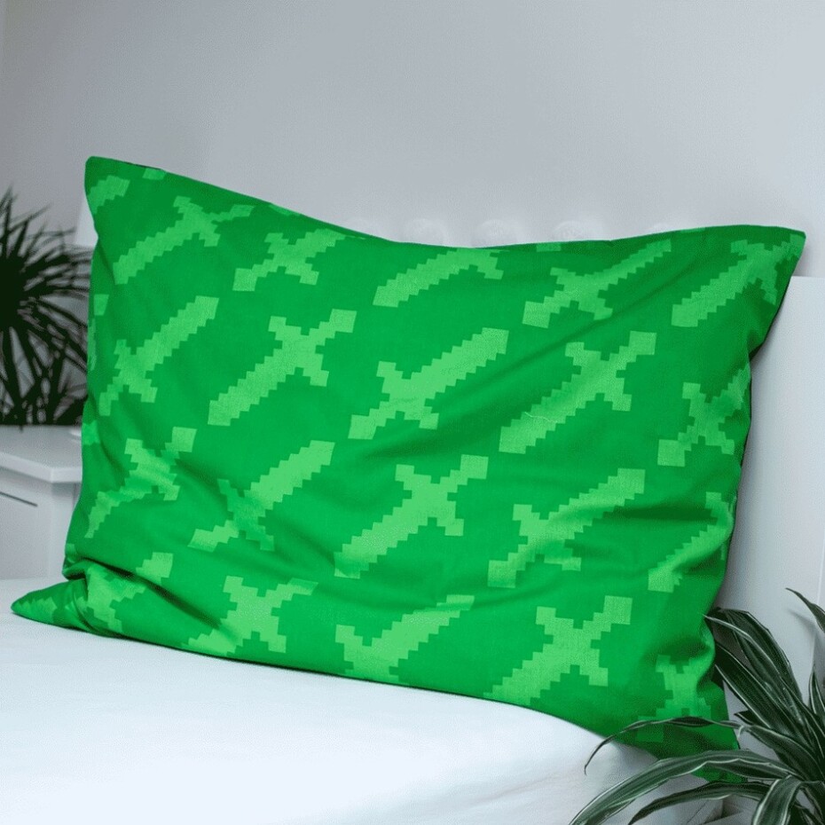 Jerry Fabrics Bavlněné povlečení Minecraft Survival Mode, 140 x 200 cm, 70 x 90 cm - main (3)