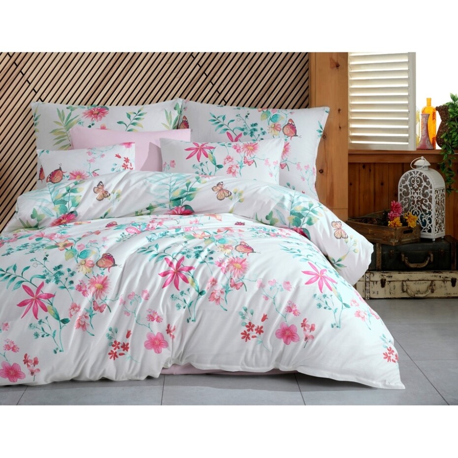 Bedtex Bavlněné povlečení Vitalis růžová, 140 x 220 cm, 70 x 90 cm - main (0)