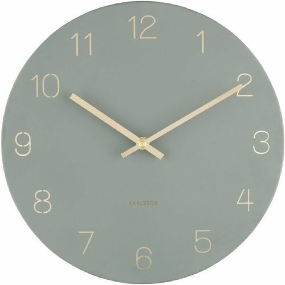 Karlsson 5788GR designové nástěnné hodiny, pr. 30 cm - main (0)