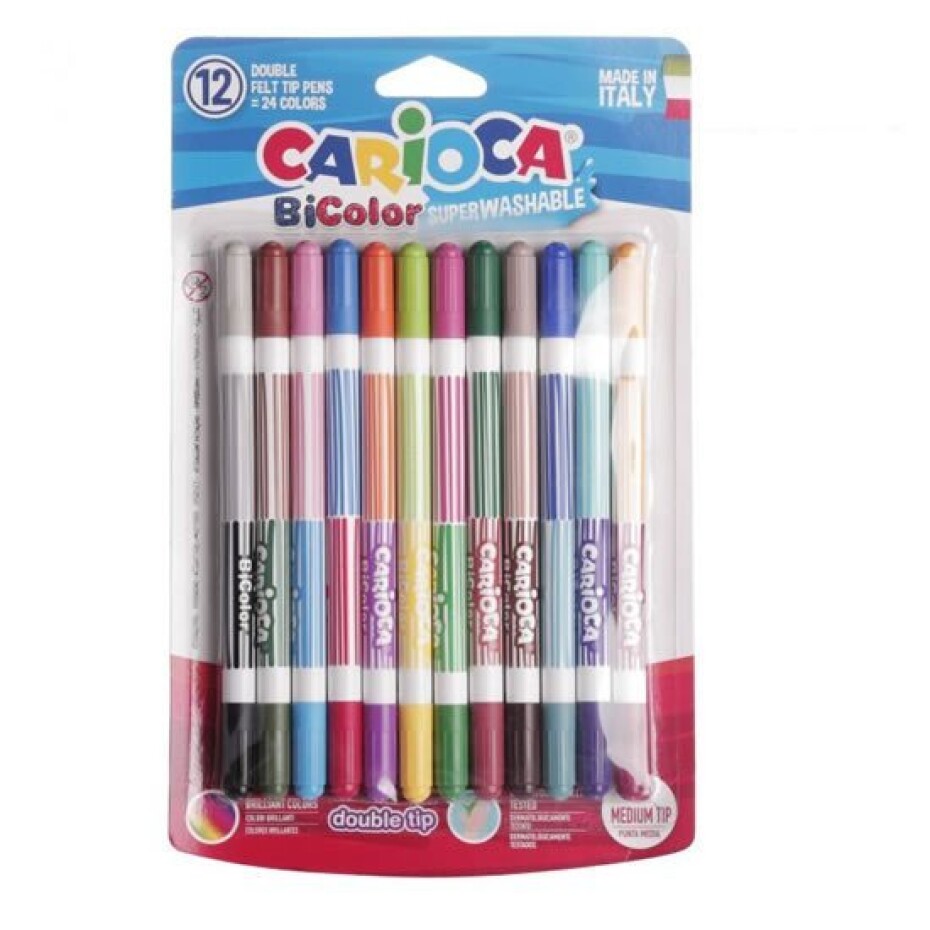 CARIOCA oboustranné fixy BiColor sada 12ks - main (0)