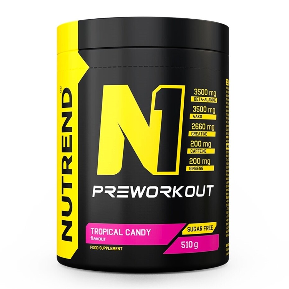 Nutrend N1 Pre-Workout 510 g červený pomeranč - main (5)
