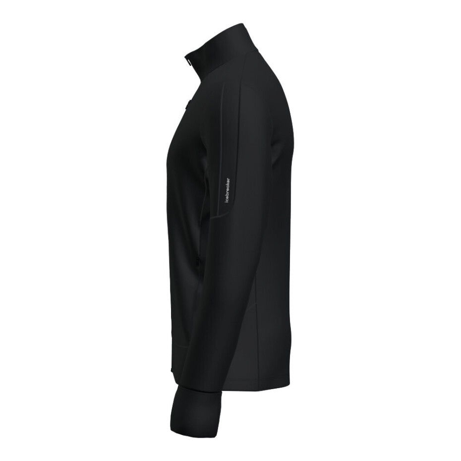 Pánská mikina Icebreaker Merino 260 Quantum IV LS Zip Black M - main (1)