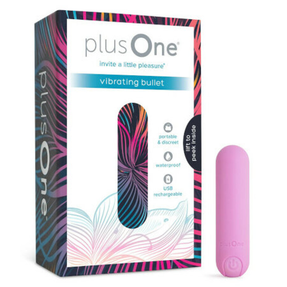 PlusOne Mini vibrátor, světle růžová - main (2)