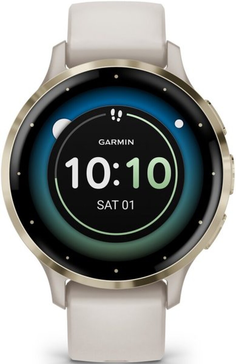 Garmin Venu® 3S Cream Gold / Ivory, Silicone Band 010-02785-04 - main (3)