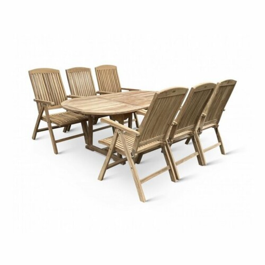 7dílný set zahradního nábytku Alfi II, teak - main (1)