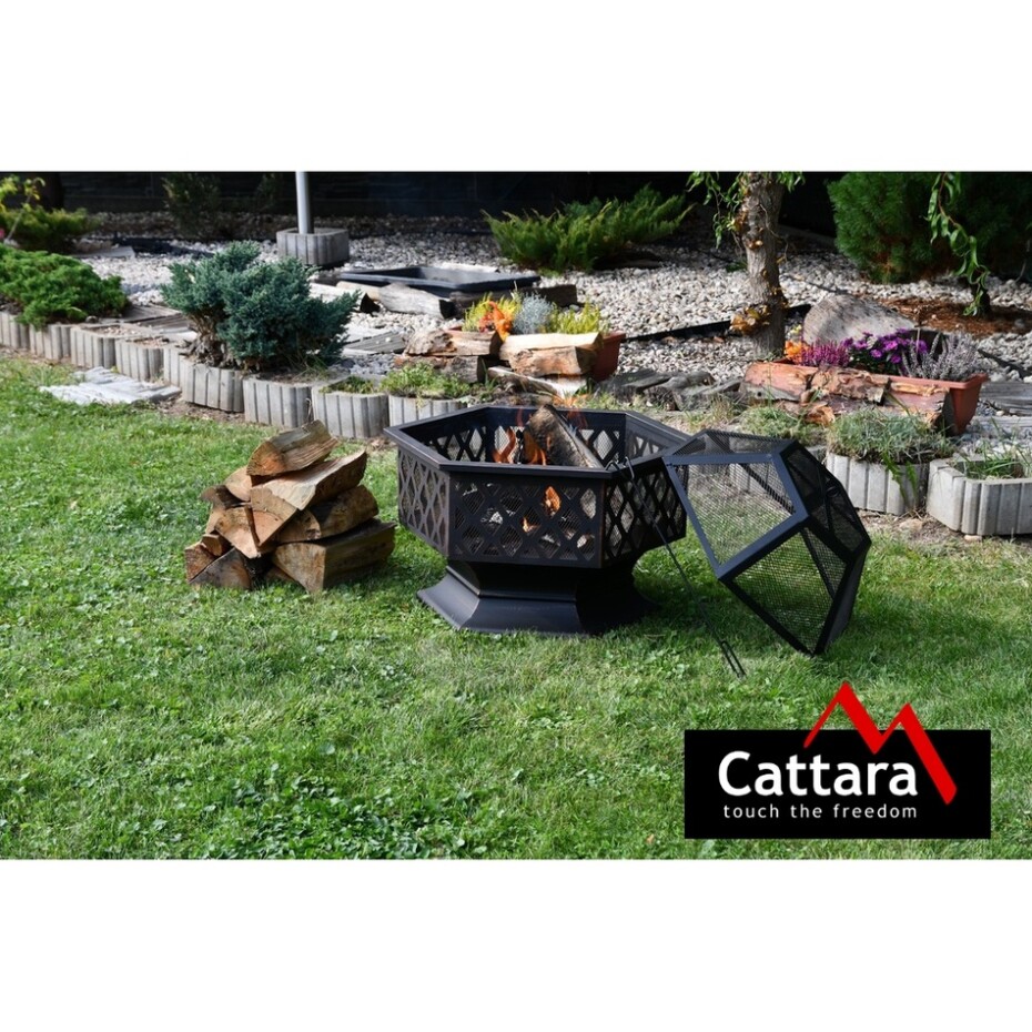 Cattara 13008 Ohniště s poklopem Hexagon, 60,5 x 70 x 62,5 cm - main (5)
