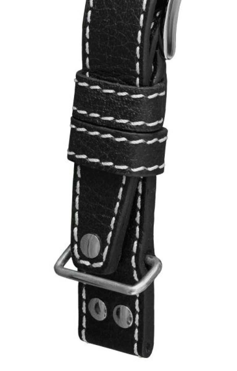 Kožený řemínek Biatec | Černý Navigator z bůvolí kůže - 20 mm - Černá - main (5)