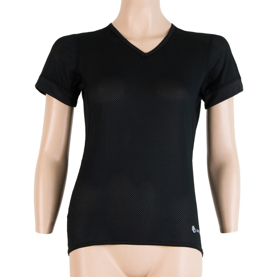 Sensor coolmax FRESH AIR triko kr.ruk. V-neck černá - main (4)
